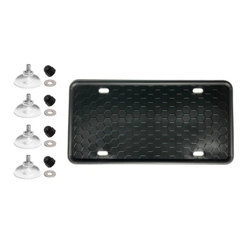 Suction Cup License Plate Holder